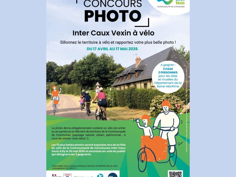 Concours Photo - Inter Caux Vexin à vélo - Du 17 avril au 17 mai 2026